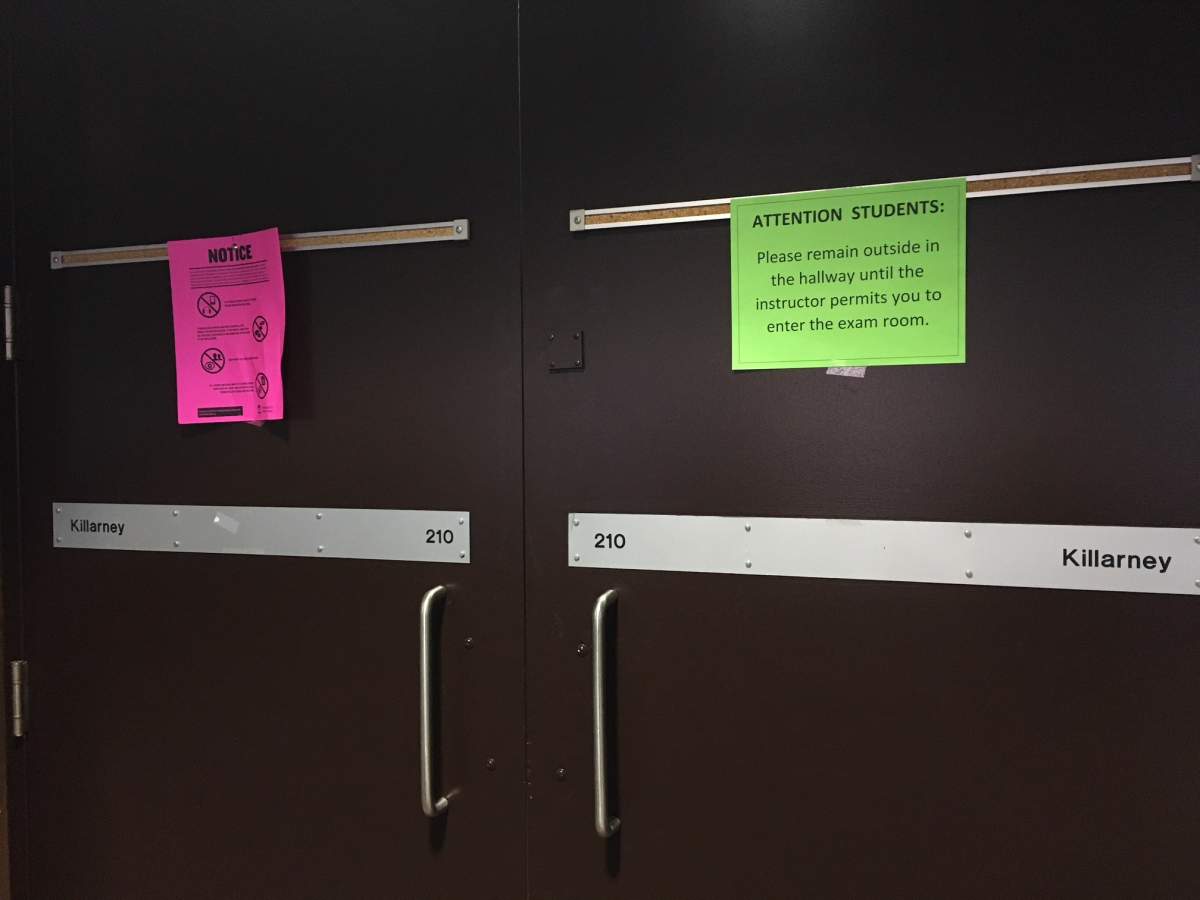 University of Manitoba students are in the midst of exam season, but most feel cheating isn't a huge problem on campus.