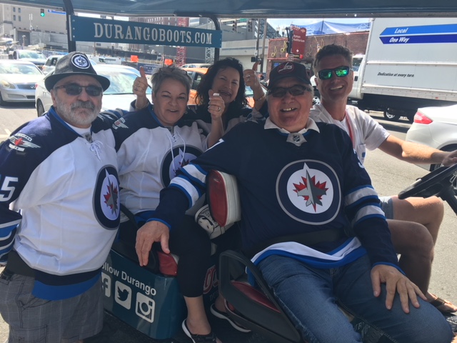 Winnipeg Jets fans are showing their pride in Nashville over the weekend. 