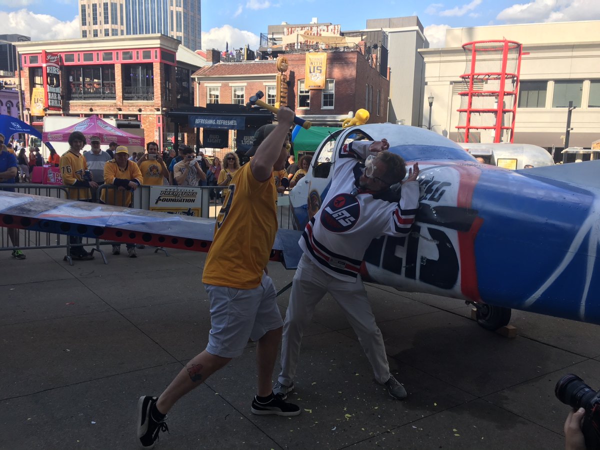 Winnipeg Jets fans and Nashville Predator fans have a fun rivalry. 