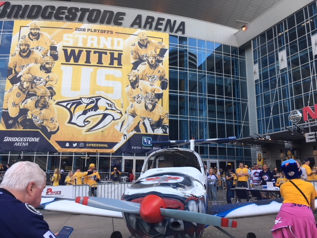 Winnipeg Jets fans beaming with pride in enemy Nashville territory ...