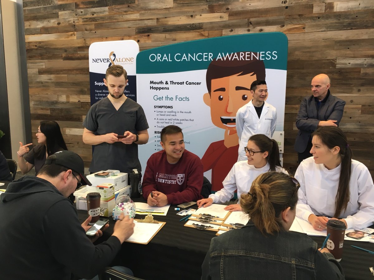 Winnipeggers are getting screened for oral cancer on Saturday. 