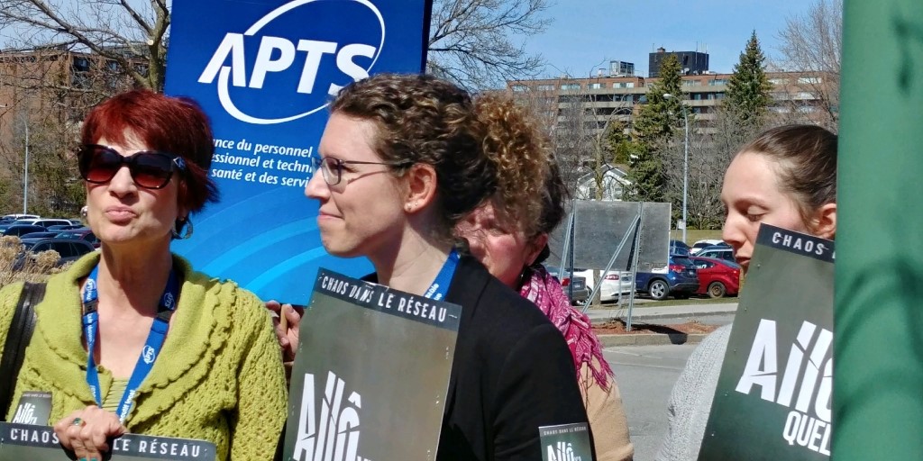 APTS Director Josée Asselin says she’s glad Lakeshore General Hospital is getting a new ER, but employees also need to be taken care of financially, Mon. April 23, 2017.