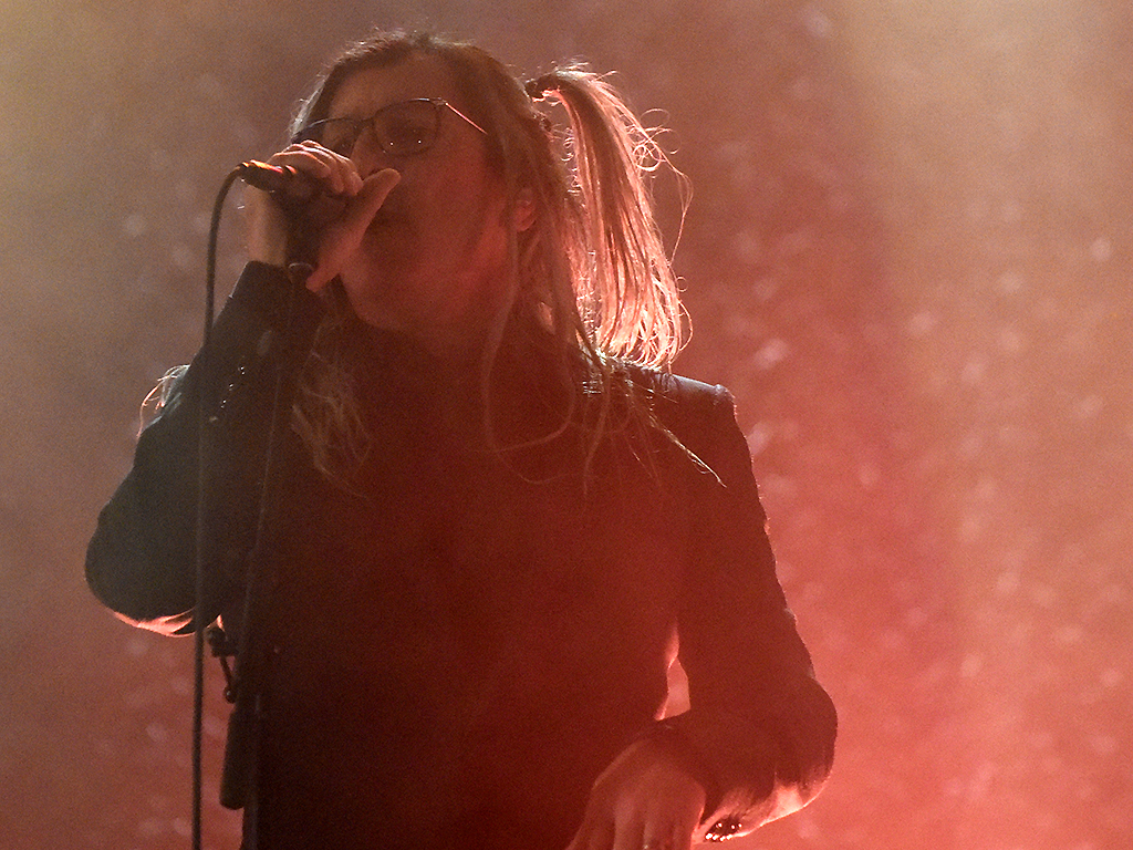 Maynard James Keenan of A Perfect Circle performs during the Monster Energy Aftershock Festival at Discovery Park on Oct. 21, 2017, in Sacramento, Calif.
