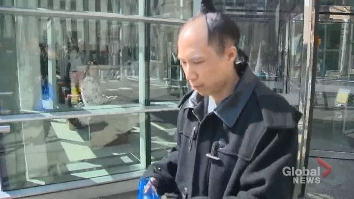 Nick Chan seen outside Calgary court on April 17, 2018.