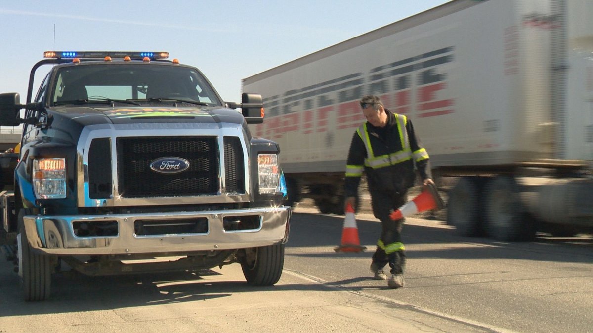 Many vehicles are still failing to slow down and move over for tow trucks.