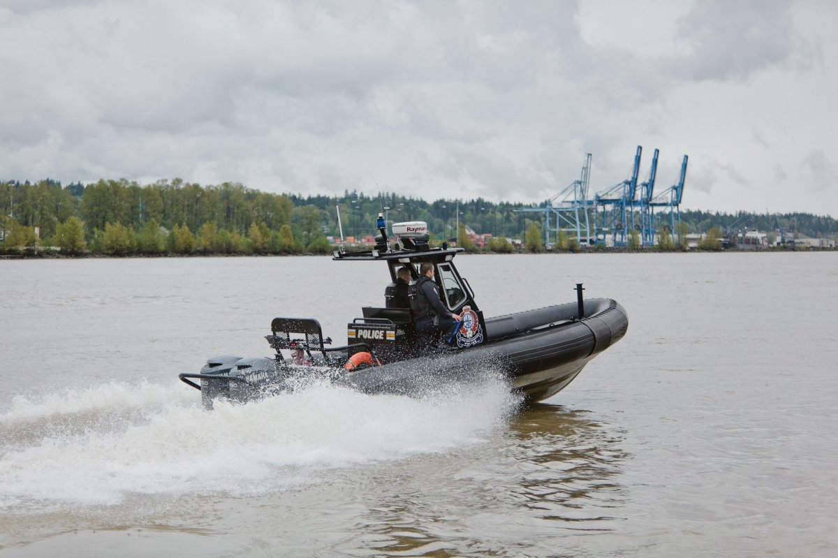 New Westminster police boat Shaw 1.