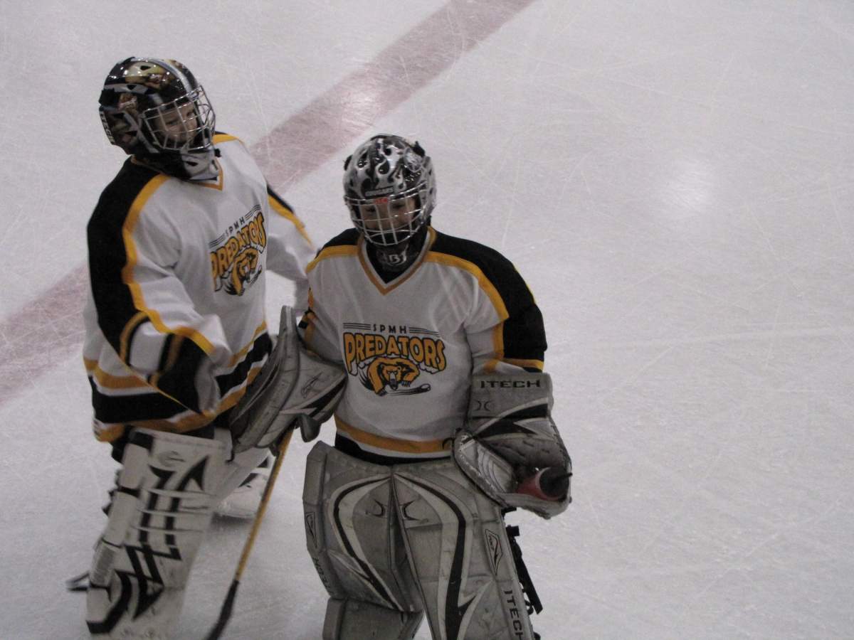 Brandon Ewanchyshyn and Parker Tobin were goalie partners for years. Tobin was killed in the Humboldt Broncos bus crash on April 6, 2018.