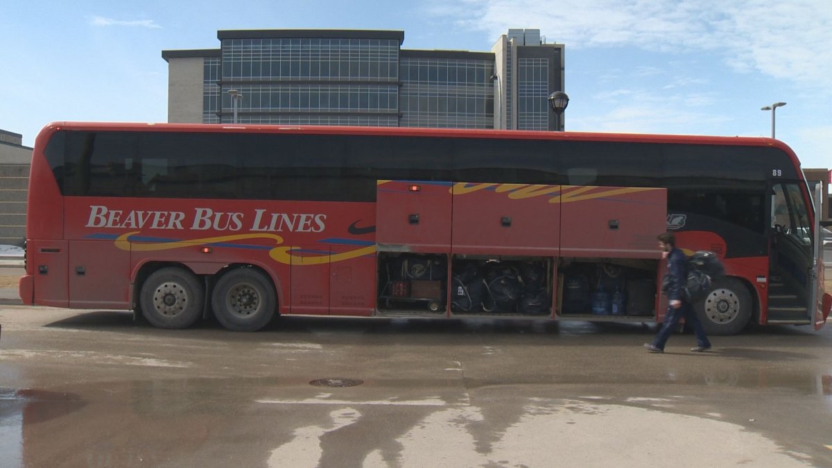 The Steinbach Pistons bus is readying for its road trip to Virden Thursday. 