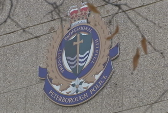 Peterborough police charged two people with multiple offences following a traffic stop on Friday.
