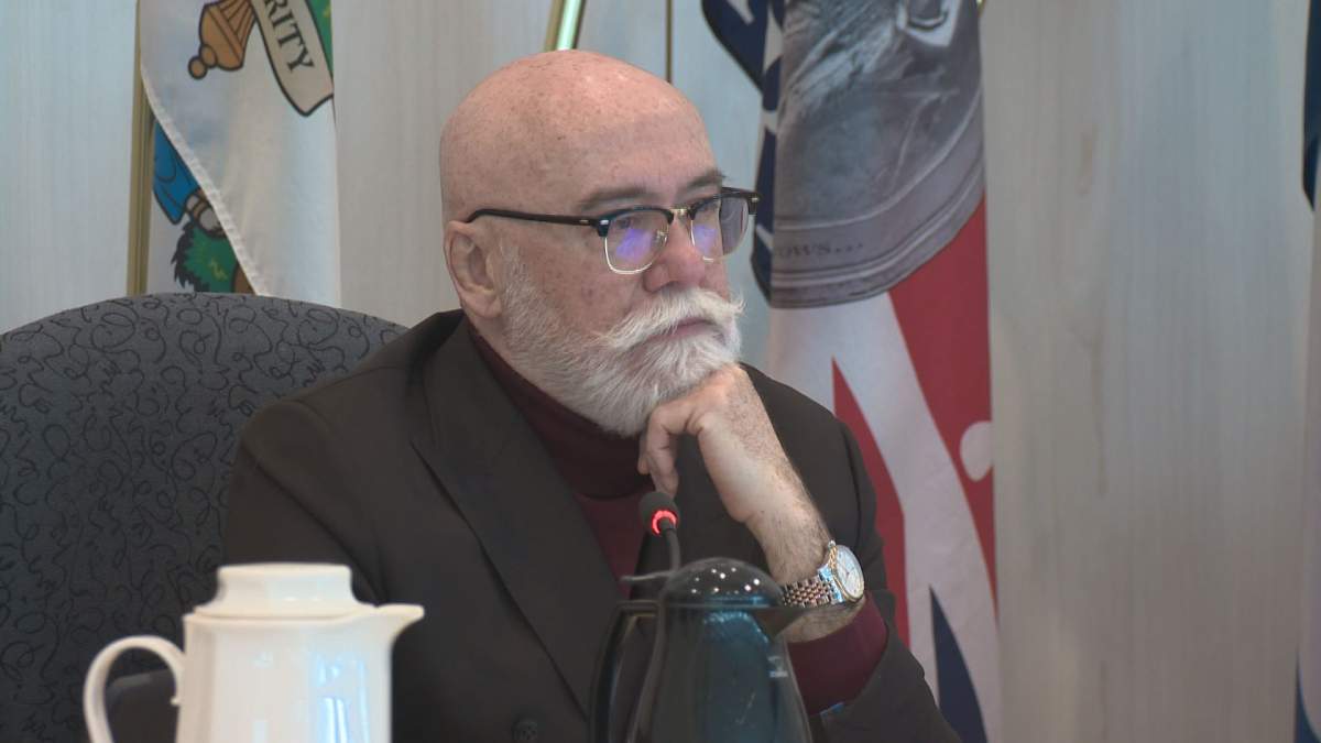 Edmonton city councillor Scott McKeen during a meeting at City Hall on April 4, 2018.