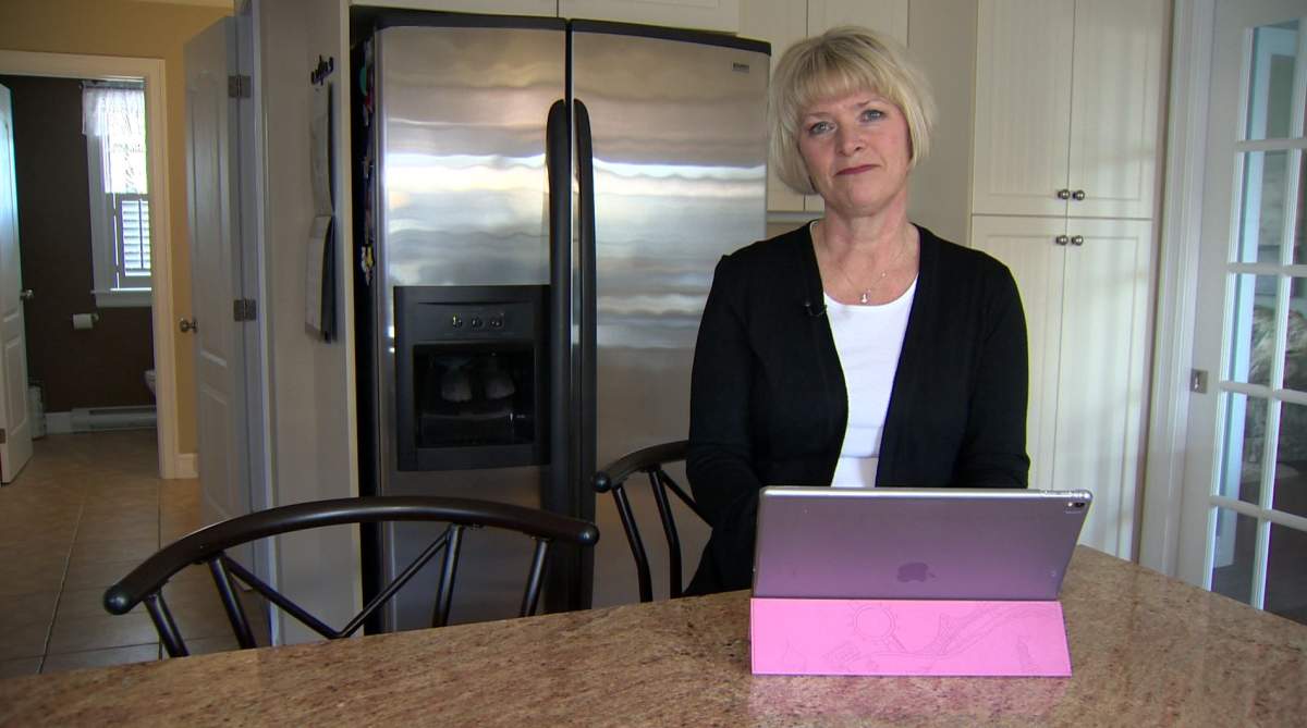 Sharie Brown pictured in Bedford, N.S., on April 2, 2018.