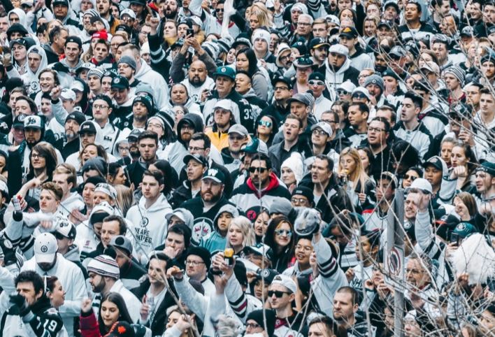 Thousands of Winnipeg Jets fans gathered for the first ever post-season street party.