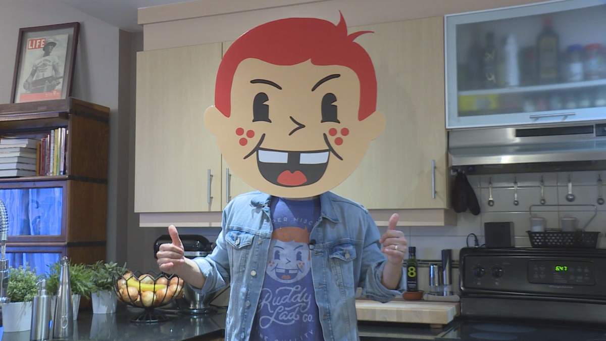 Ruddy Lad is a character created by a Montrealer.