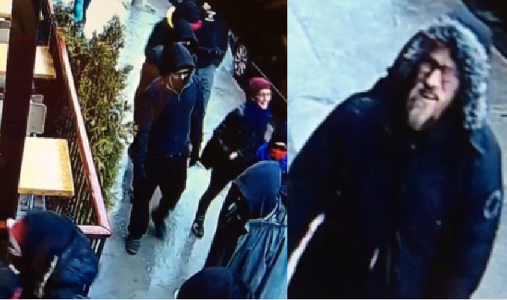 Police are searching for suspects in connection with an armed assault in a St-Denis Street restaurant. Thursday, April 19, 2018.