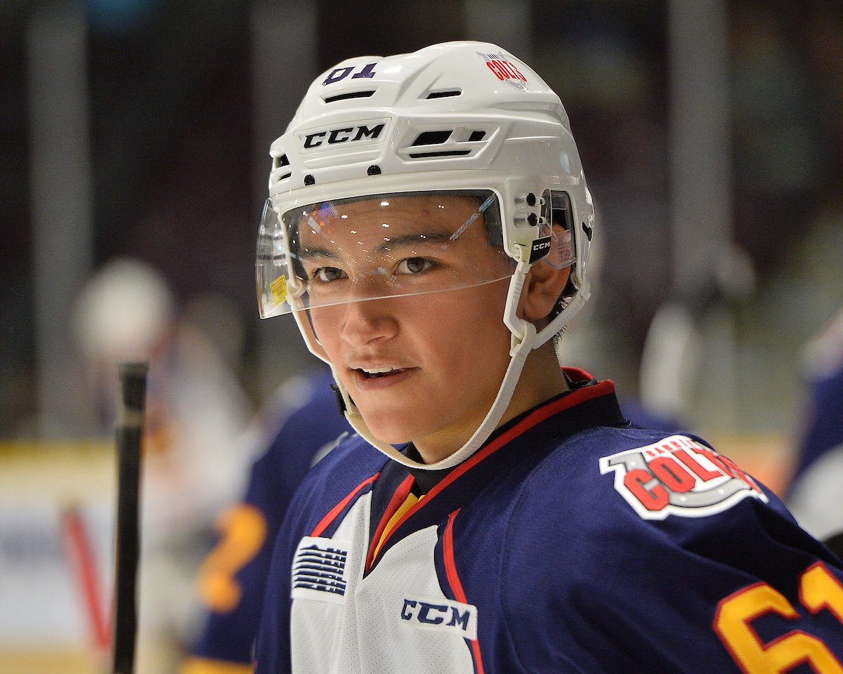 London's Ryan Suzuki was selected first overall by the Barrie Colts in the 2017 OHL Draft.