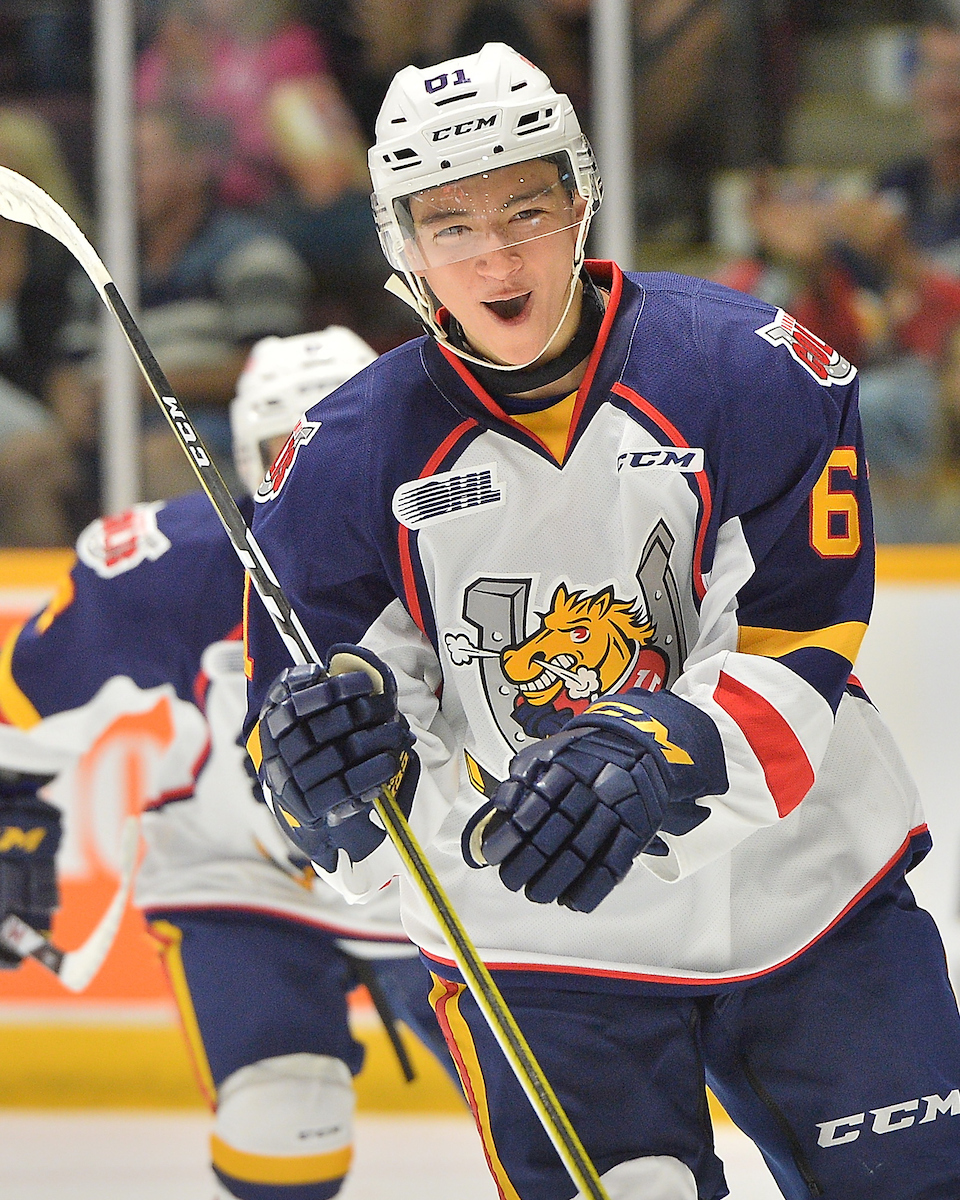 London's Ryan Suzuki was selected first overall by the Barrie Colts in the 2017 OHL Draft.