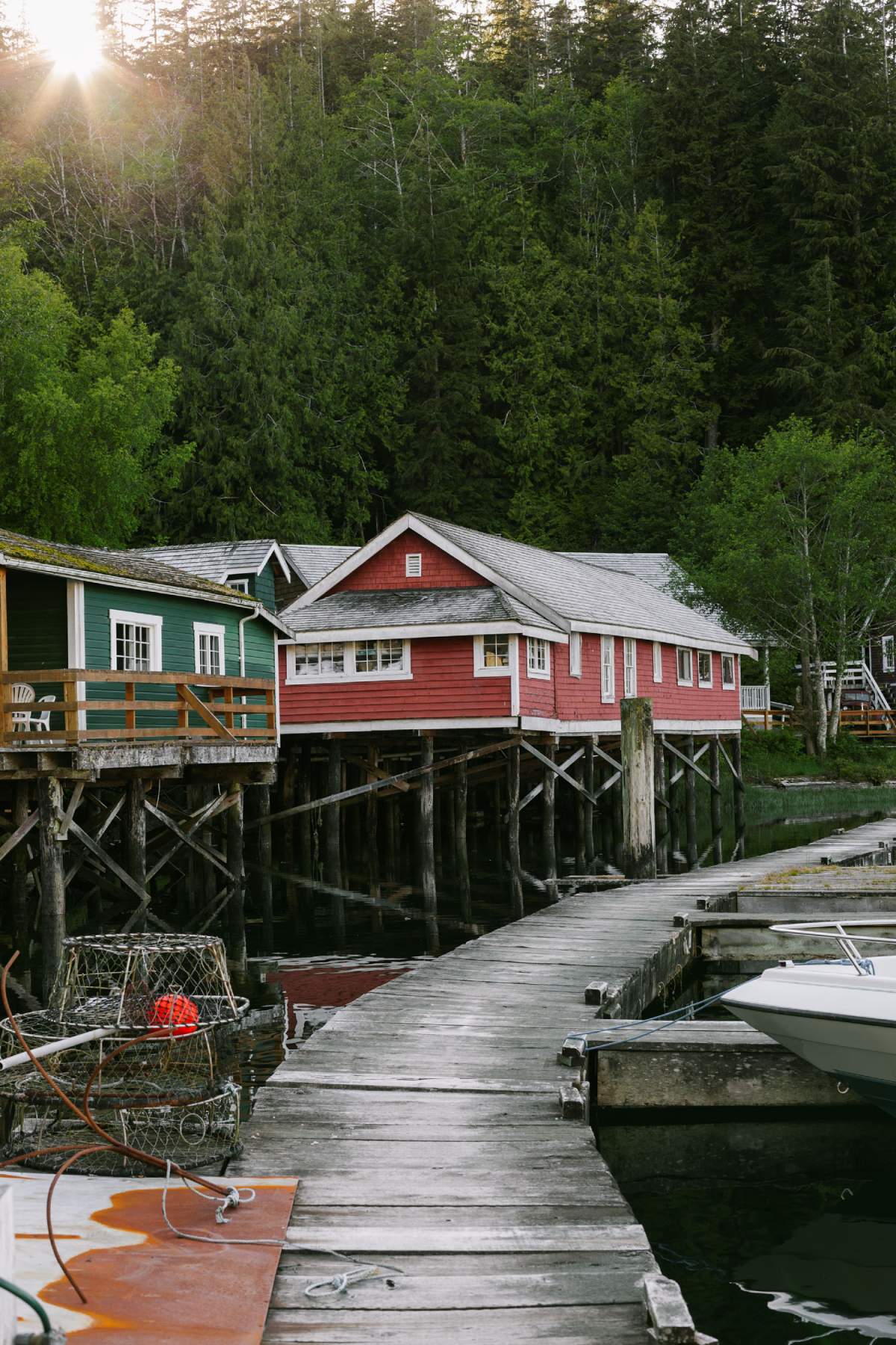 Wandering the boardwalk village of Telegraph Cove