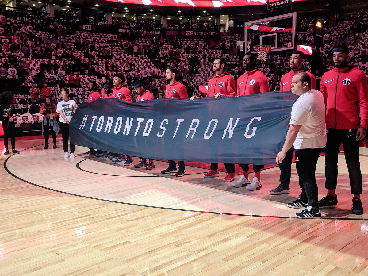 Raptors, Wizards honour Toronto van attack victims at Game 5 - image