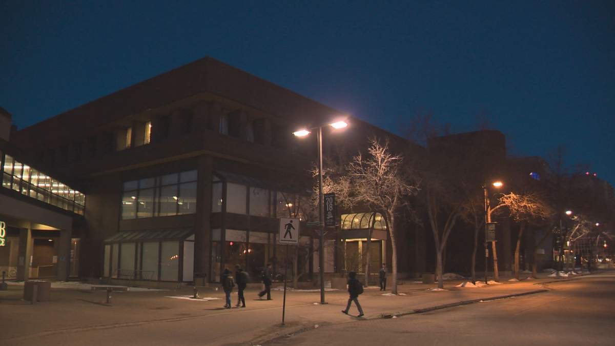 A University of Alberta Faculty of Fine Arts building. 