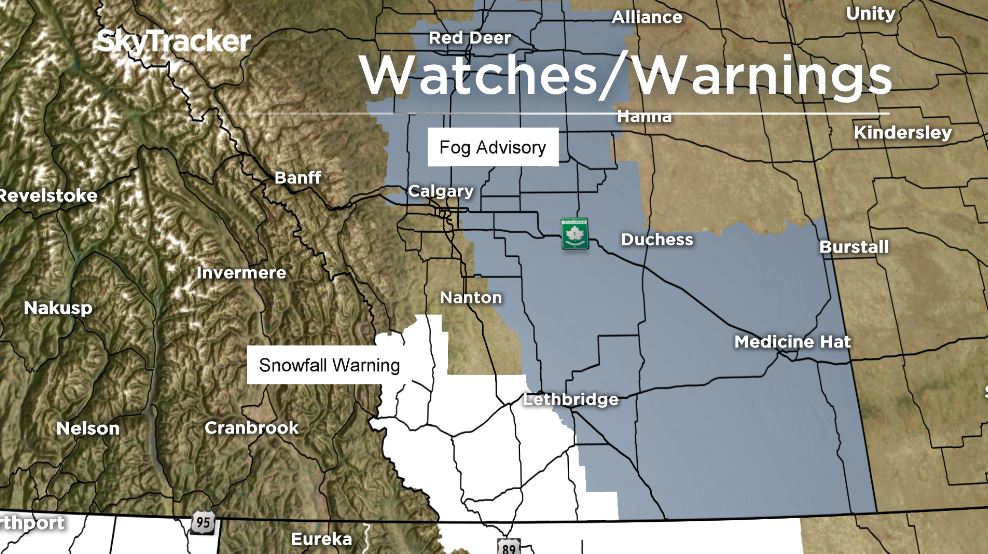 Alerts in effect as winter weather returns to southern Alberta Wednesday night - image