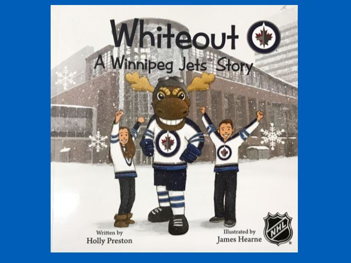 The recently released book was shared with local school kids by Winnipeg Jets' players during 'I Love to Read Month'.