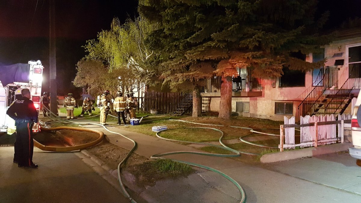 No one was hurt in a house fire on 118 Avenue in Edmonton on Saturday, May 12, 2018.