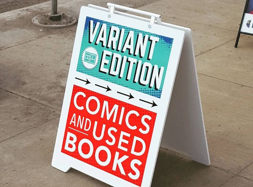 Variant Edition, an Edmonton comic book store, is being attacked online for not carrying a controversial author.