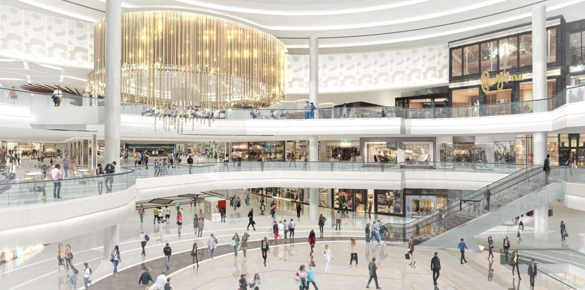 Artistic rendering of the indoor skating rink at the American Dream Miami mall complex in Florida, which will be built by Edmonton-based Triple Five Group – which also owns West Edmonton Mall.