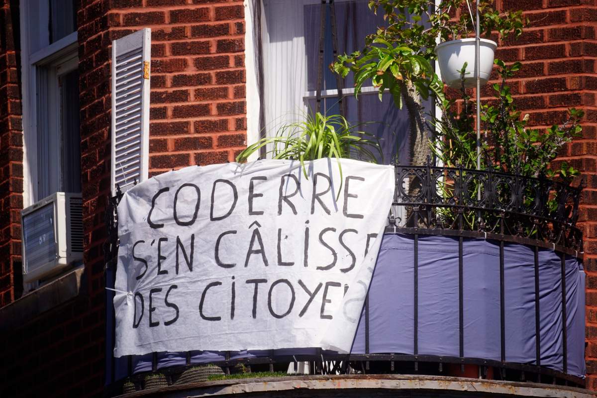 Some Montrealers were upset with mayor Denis Coderre during the Formula E weekend races.