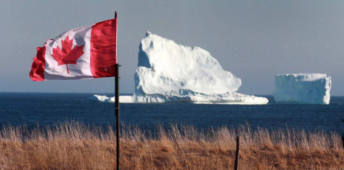 An iceberg is shown near Ferryland, N.L., on Monday, April 24, 2017. It was the year of the celebrity iceberg, the phallic iceberg and the lying-dog iceberg.