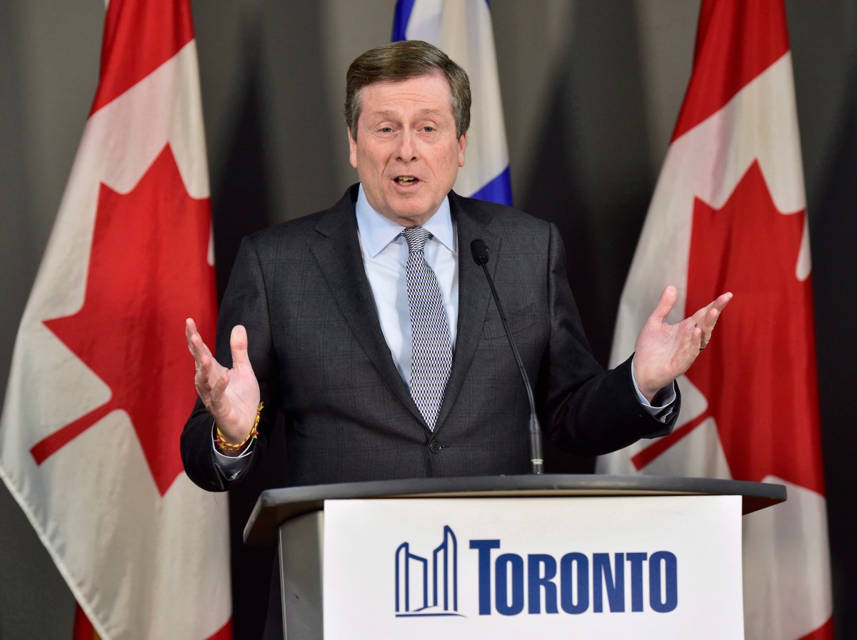 Toronto Mayor John Tory appears in a file photo.