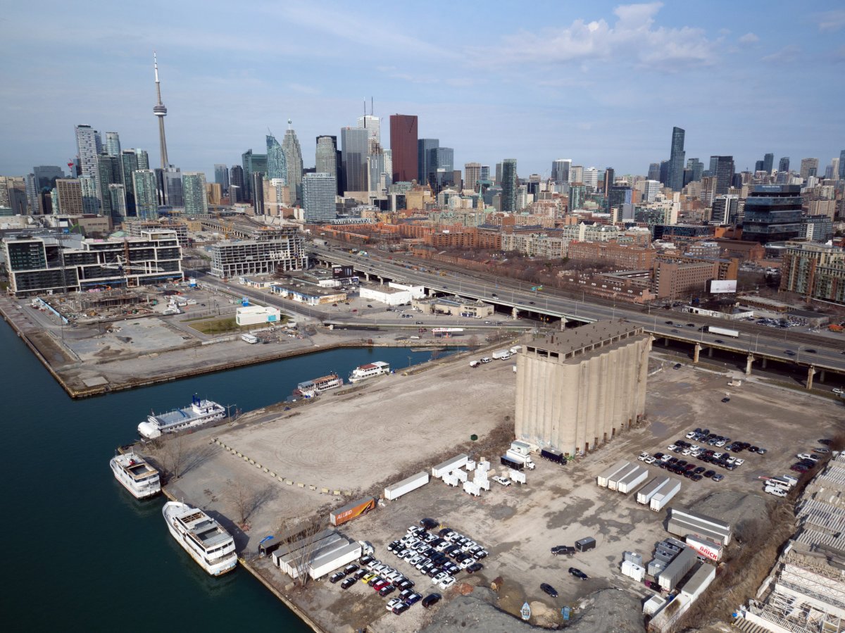 Toronto's Eastern Waterfront is seen in this undated handout photo. It will be the site of a high-tech neighbourhood to be known as "Quayside". 