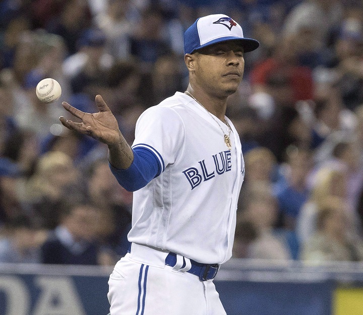 The Blue Jays have placed right-handed pitcher Stroman on the 10-day disabled list with right shoulder fatigue.