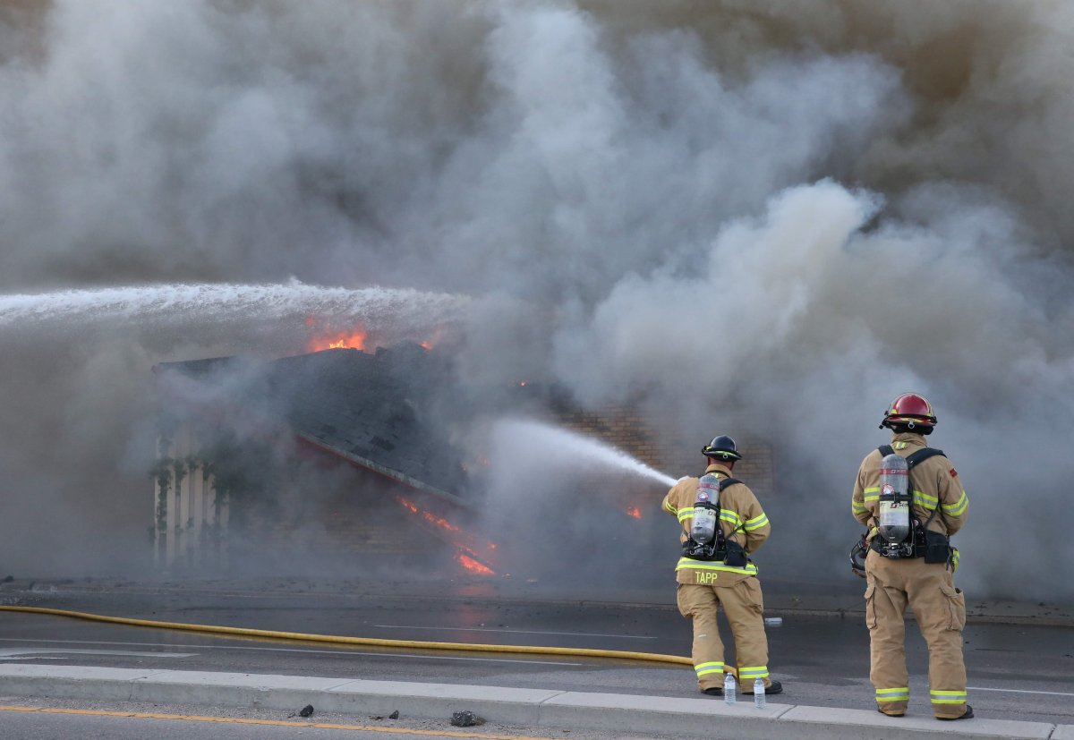 Only rubble remains after massive fire at old Hook’s restaurant