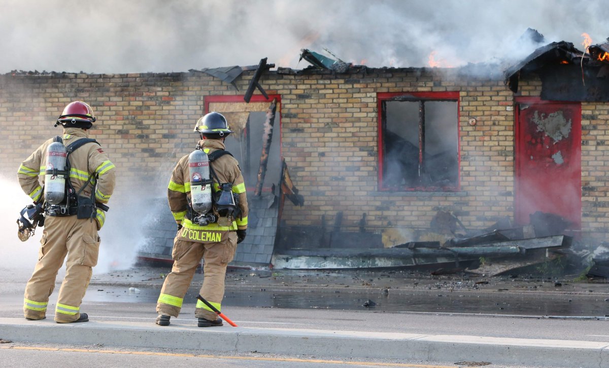 Only rubble remains after massive fire at old Hook’s restaurant
