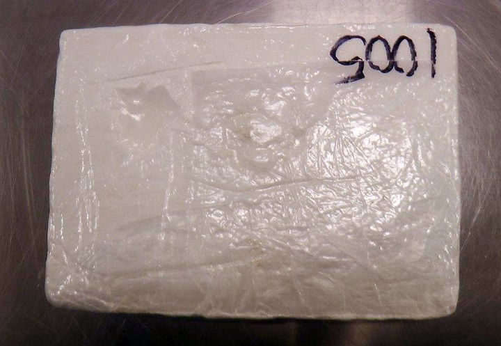 Over one kilogram of cocaine was seized from a vehicle in Calgary on May 10, 2018.
