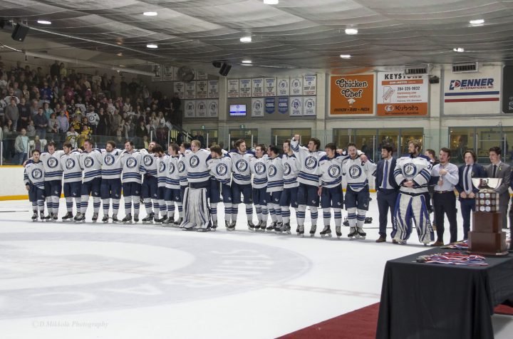 The Steinbach Pistons won the Anavet Cup by defeating the Nipawin Hawks by a score of 2-1.