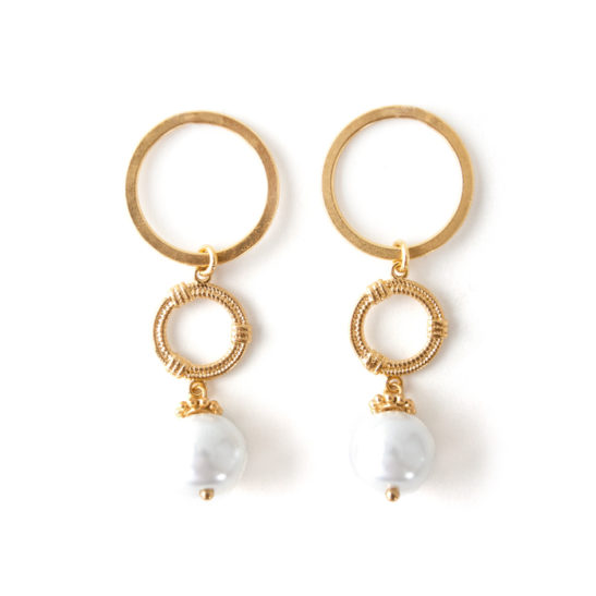 By now your mom has a jewelry collection like no other.  Add another one to the mix with these 24-karat gold plated earrings from Montreal-based brand wellDunn.Price: $40Available at wellDunn