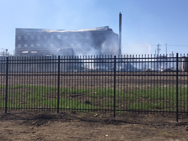 Pictures of the damage less than 24 hours after a massive fire tore through downtown Brandon on the long weekend.