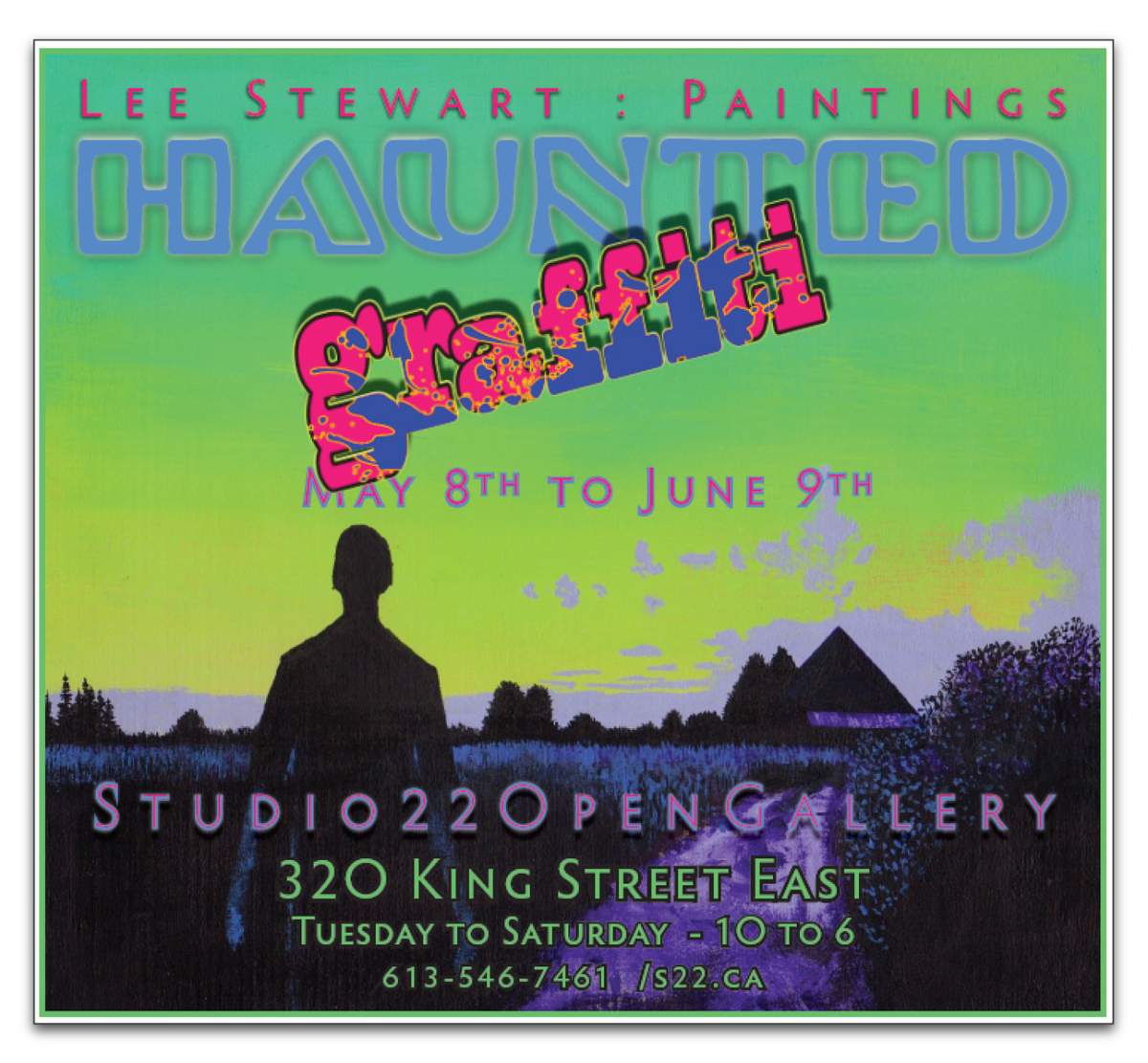 HAUNTED GRAFFITI; new paintings by Lee Stewart - image