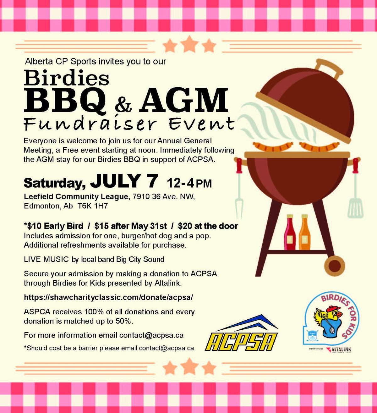 ACPSA AGM & Birdies BBQ - image
