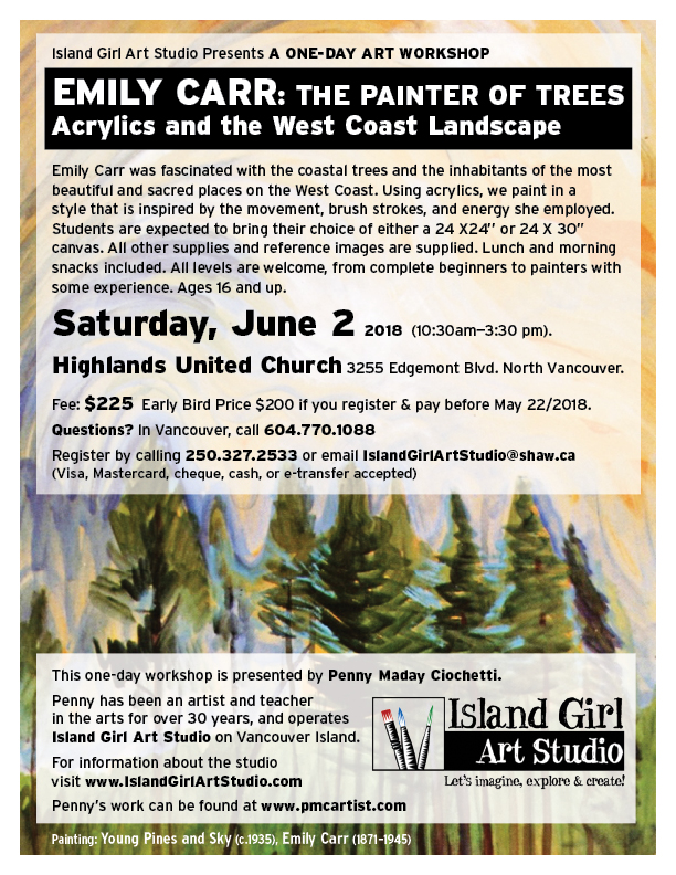 Emily Carr: The Painter of Trees, acrylics and the West Coast Landscape - image