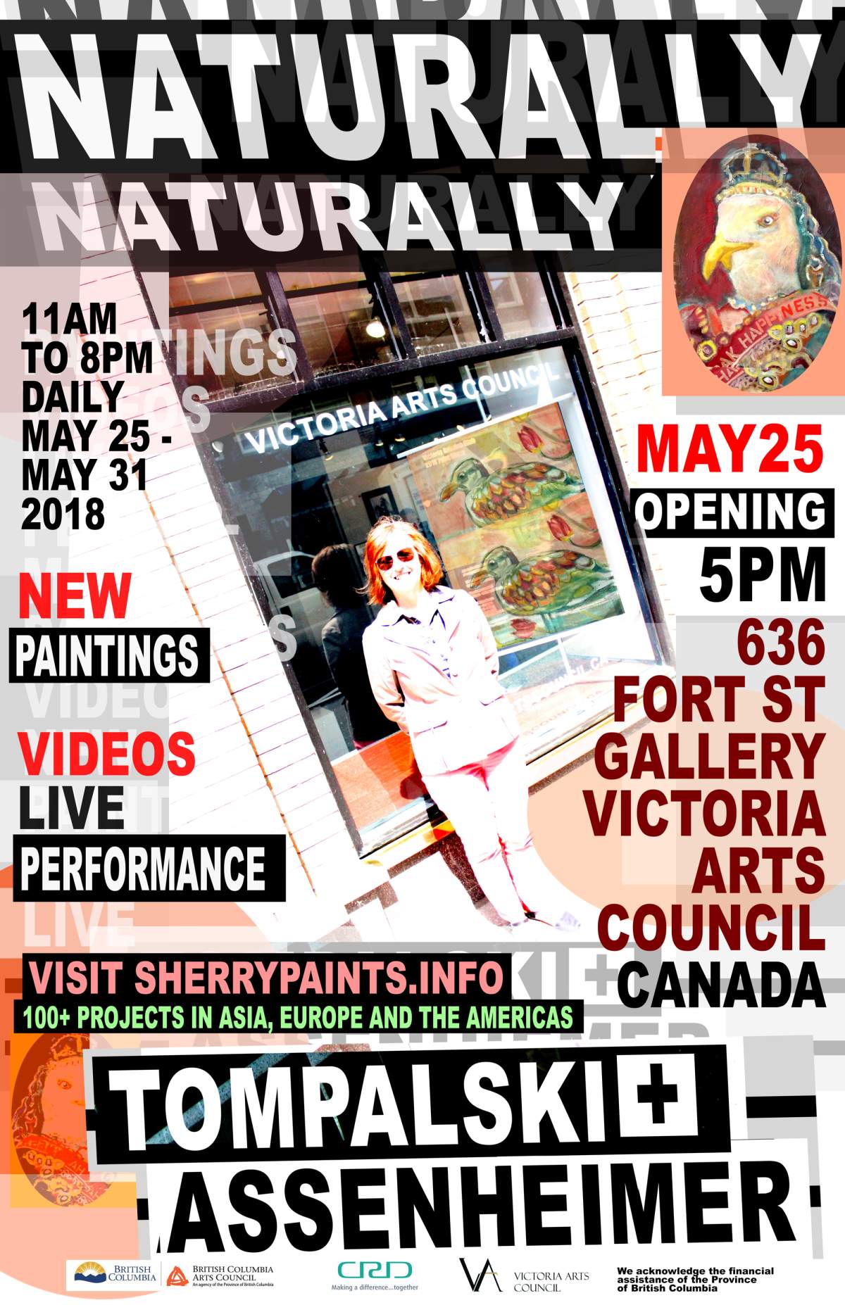 PALM READING-SEAGULL-VIDEO-ART SHOW: MAY 25 at 5PM – 636 Fort St. VICTORIA - image