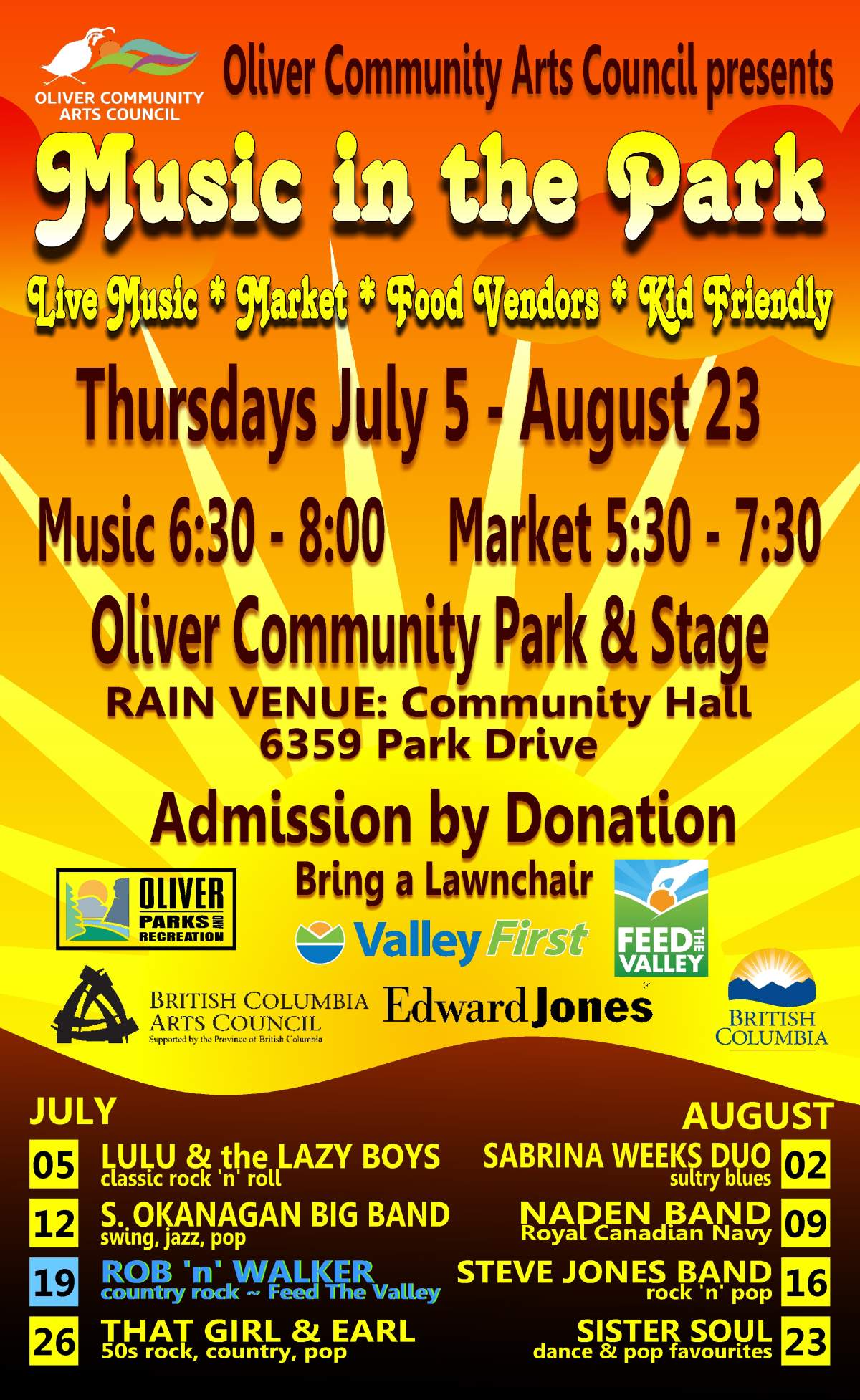 South Okanagan Big Band at Music in the Park - image