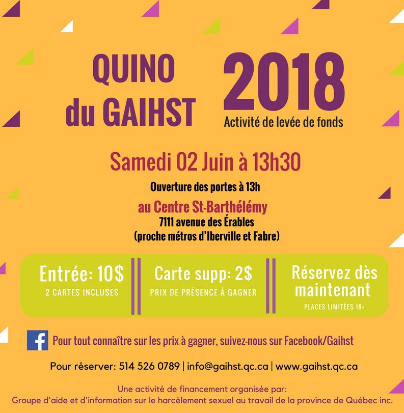 GAIHST’s annual Quino event - image