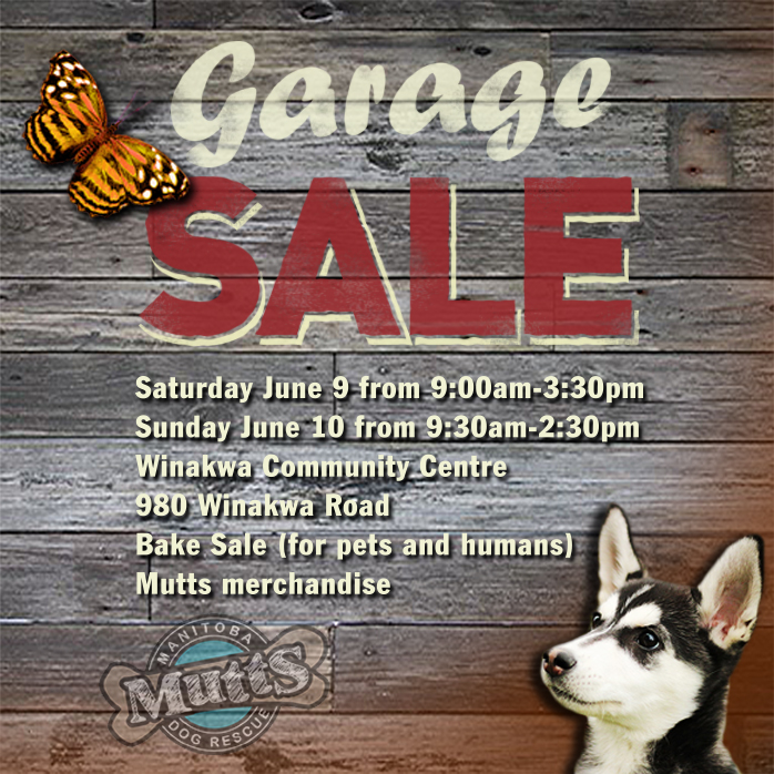 Manitoba Mutts Dog Rescue Garage Sale - image