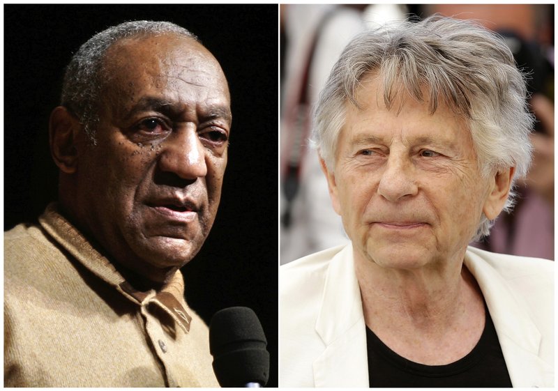 (L-R): Bill Cosby and Roman Polanski.