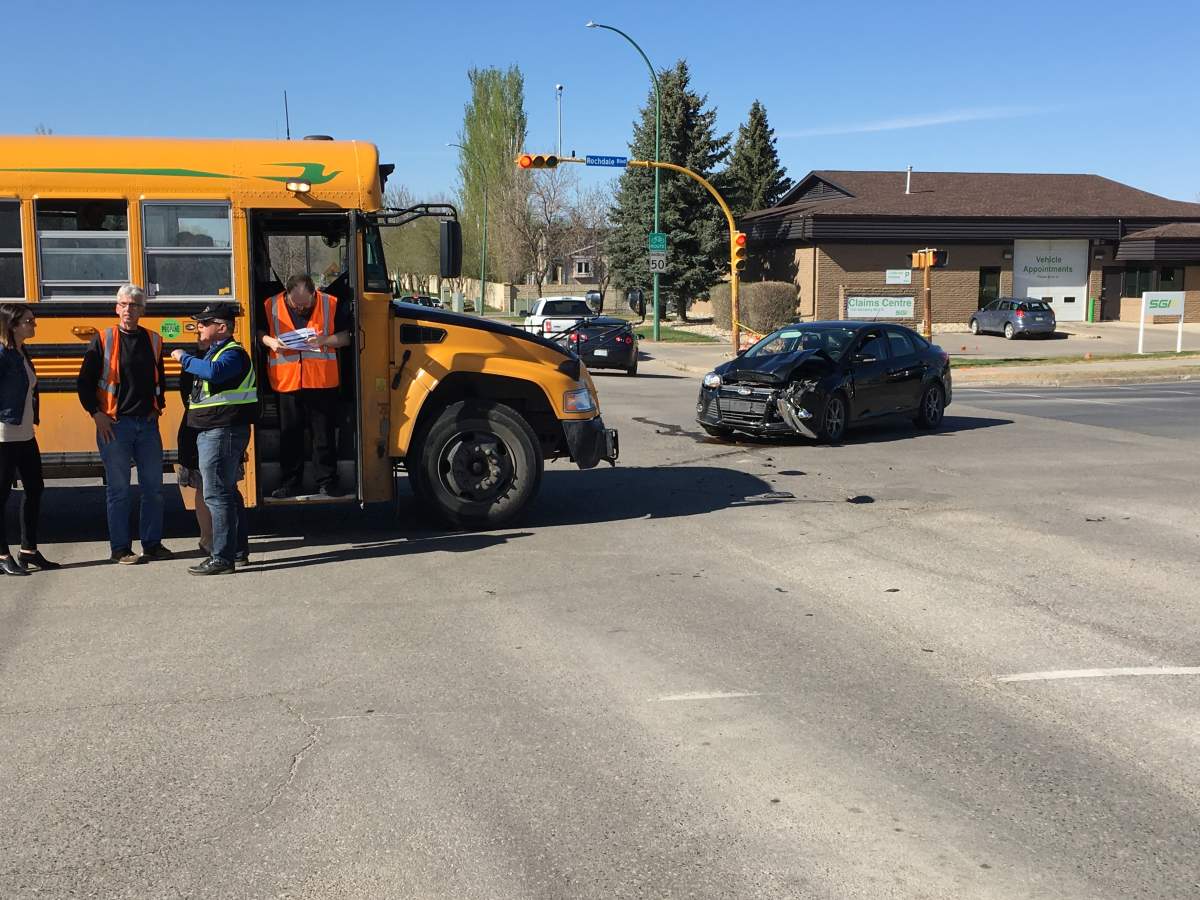 It happened at the intersection of McCarthy Boulevard and Rochdale Boulevard.