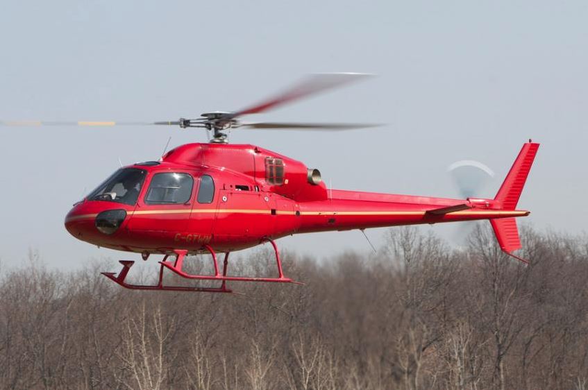 The downed helicopter was a Eurostar AS-355, similar to this one. 