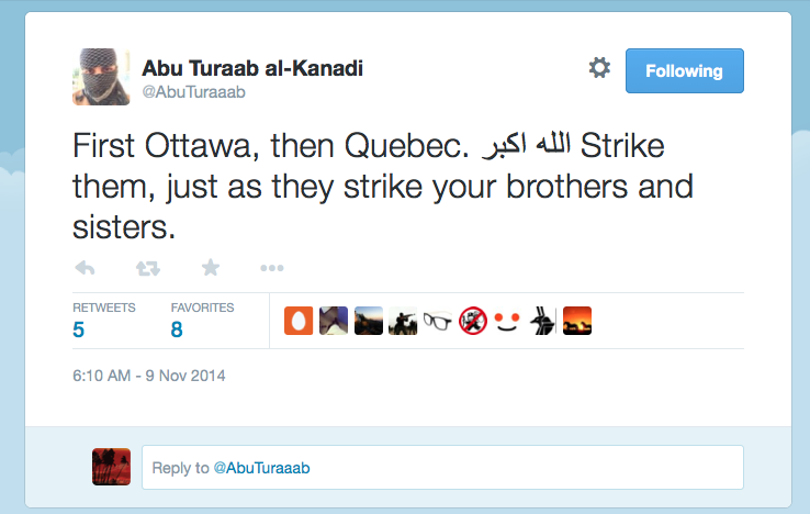 Calls for attacks in the West by Canadian extremists such as Mohamed Ali of Mississauga, Ont. may have made them coalition targets.